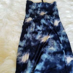 Chic Blue BCBGMAXAZRIA Tube Maxi Dress